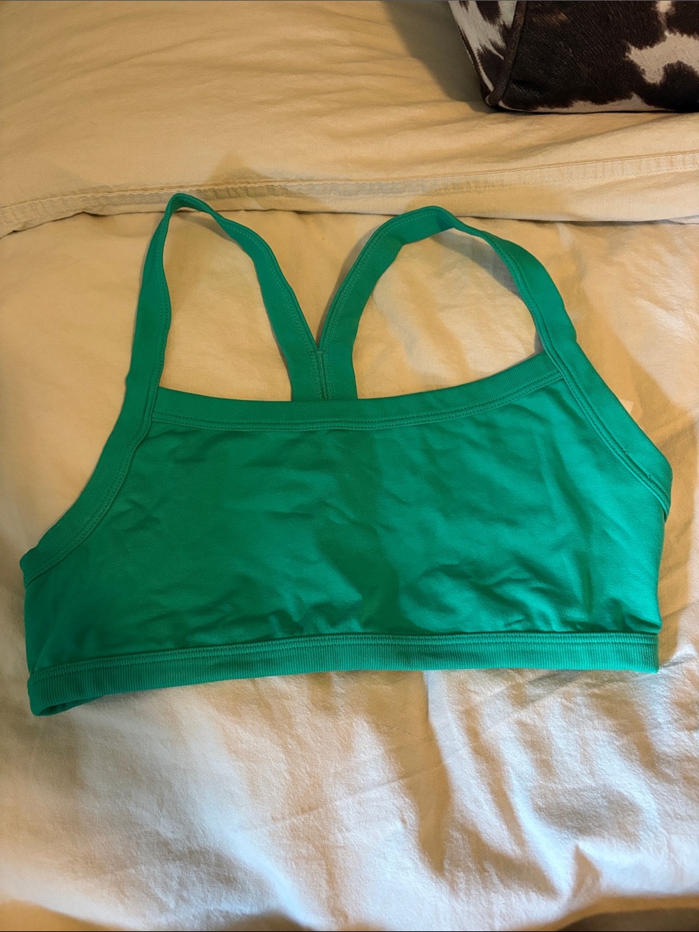 Colsie Emerald Green Racerback Sports Bralette